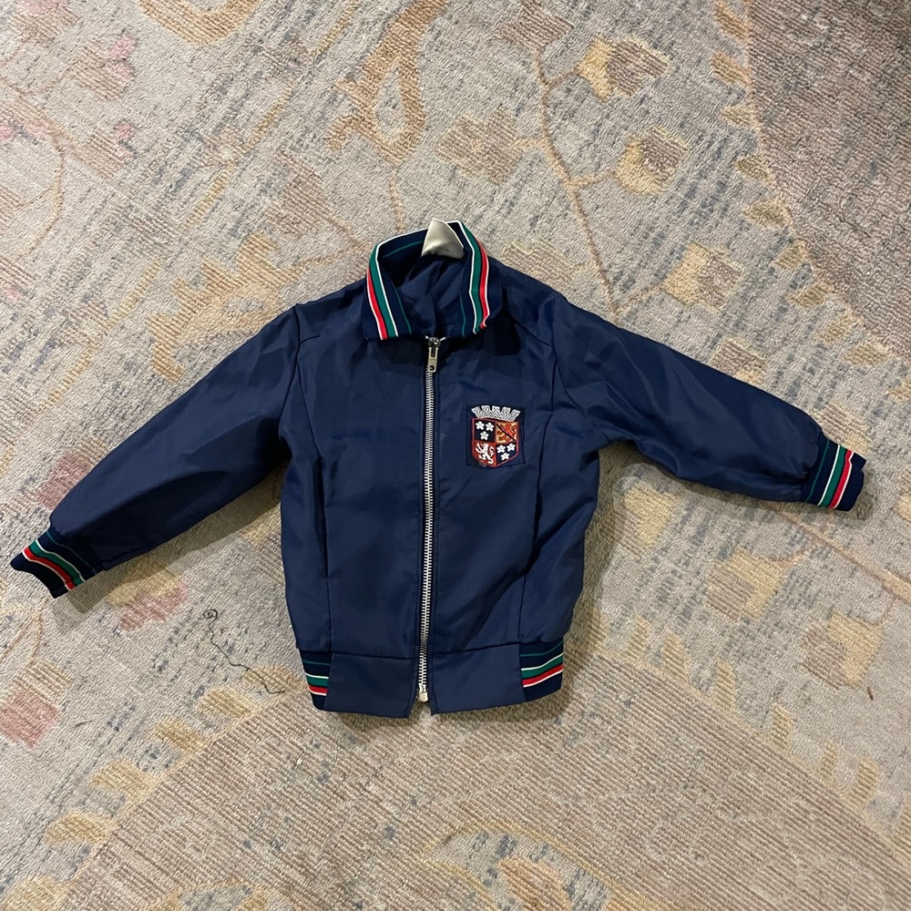 Vintage Boys French Soccer Football Jacket